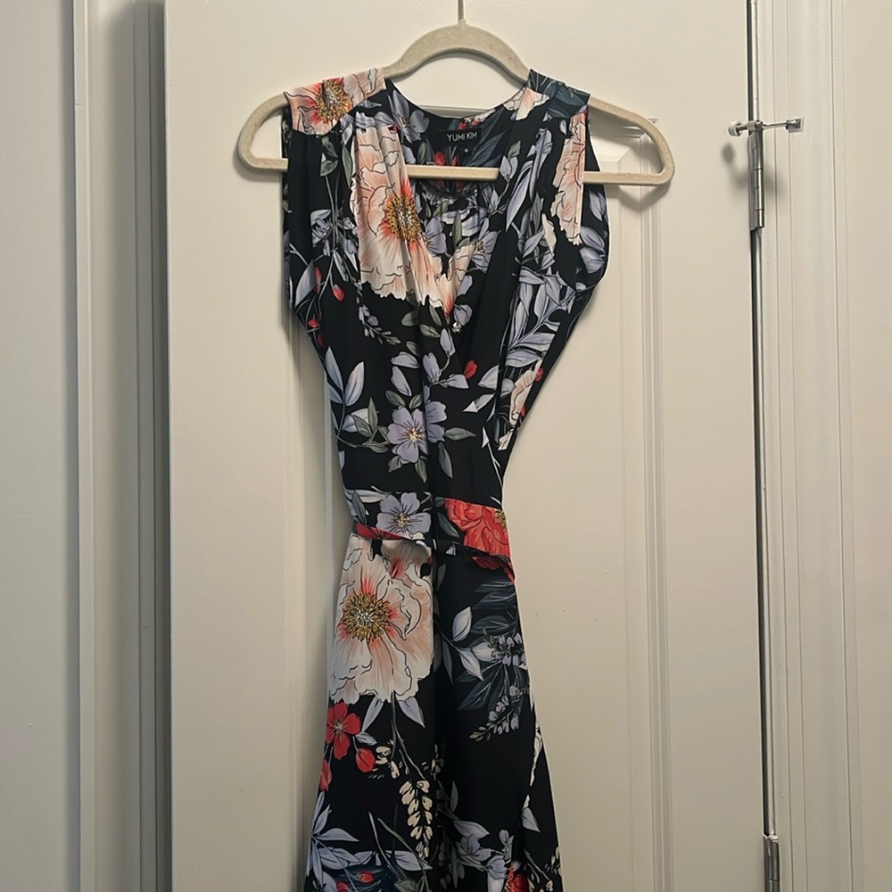 Yumi Kim Chiffon Floral Wrap Dress